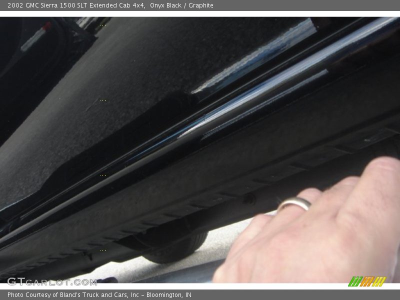 Onyx Black / Graphite 2002 GMC Sierra 1500 SLT Extended Cab 4x4