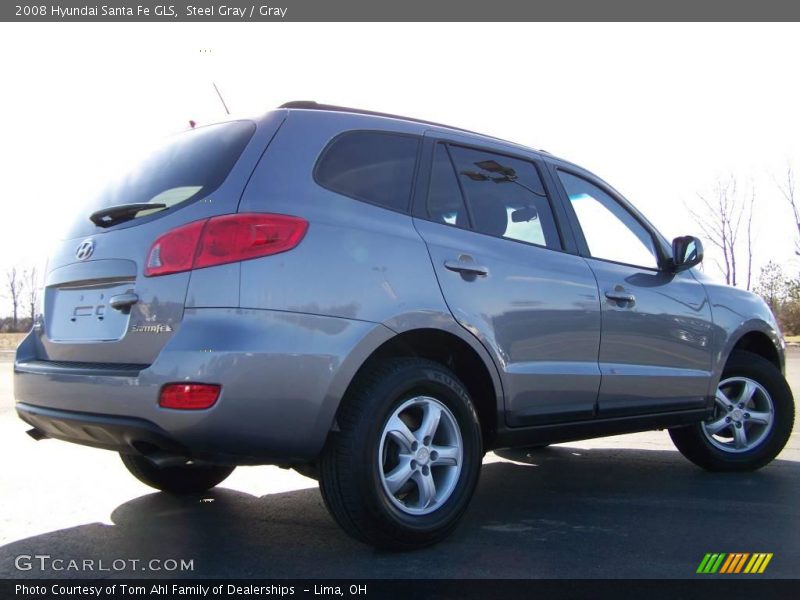 Steel Gray / Gray 2008 Hyundai Santa Fe GLS