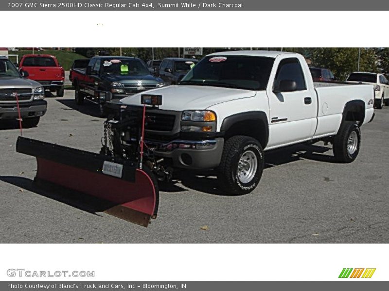 Summit White / Dark Charcoal 2007 GMC Sierra 2500HD Classic Regular Cab 4x4