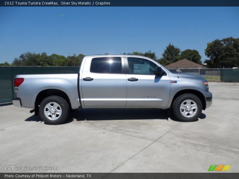 Silver Sky Metallic / Graphite 2012 Toyota Tundra CrewMax