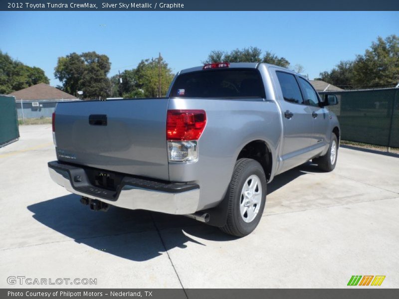 Silver Sky Metallic / Graphite 2012 Toyota Tundra CrewMax