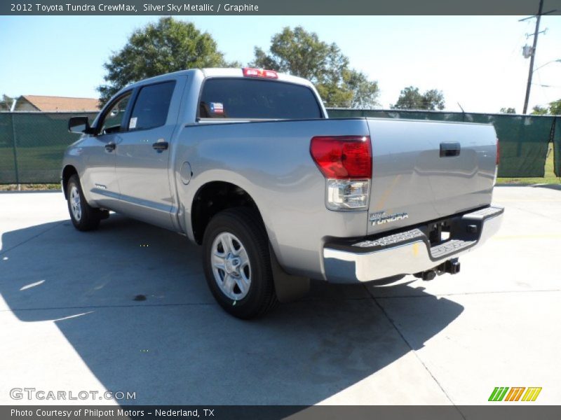 Silver Sky Metallic / Graphite 2012 Toyota Tundra CrewMax