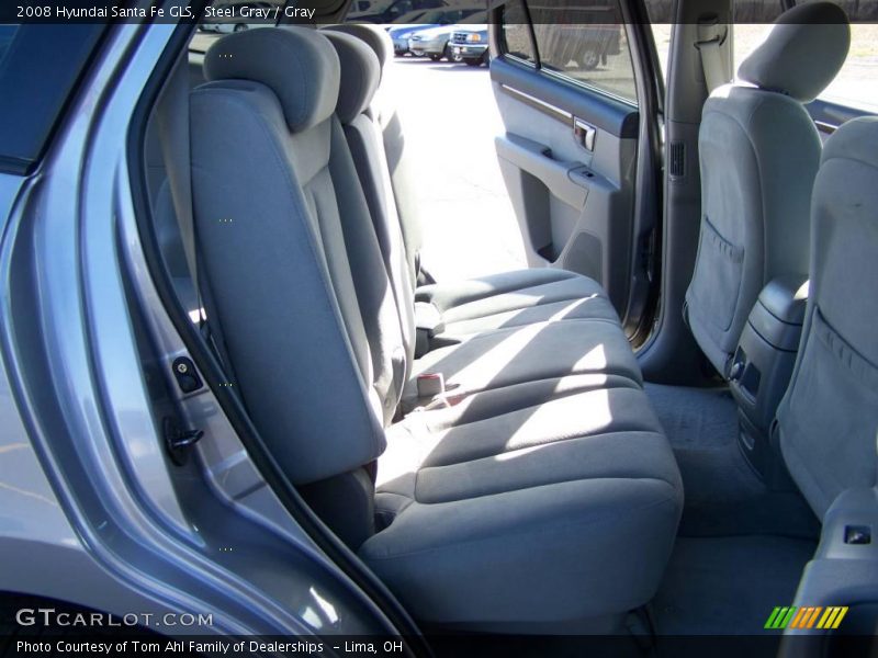 Steel Gray / Gray 2008 Hyundai Santa Fe GLS