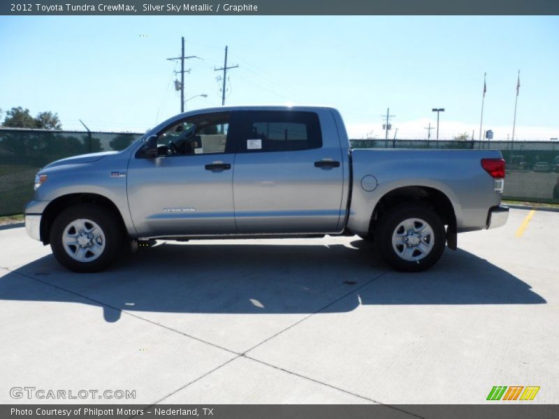 Silver Sky Metallic / Graphite 2012 Toyota Tundra CrewMax