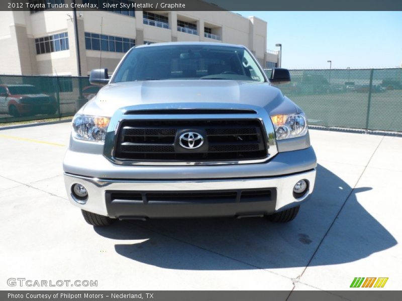 Silver Sky Metallic / Graphite 2012 Toyota Tundra CrewMax