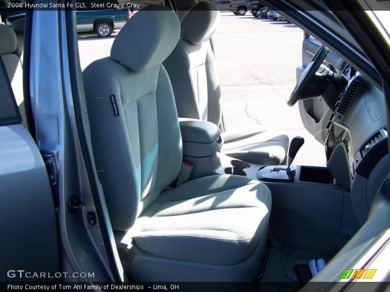 Steel Gray / Gray 2008 Hyundai Santa Fe GLS