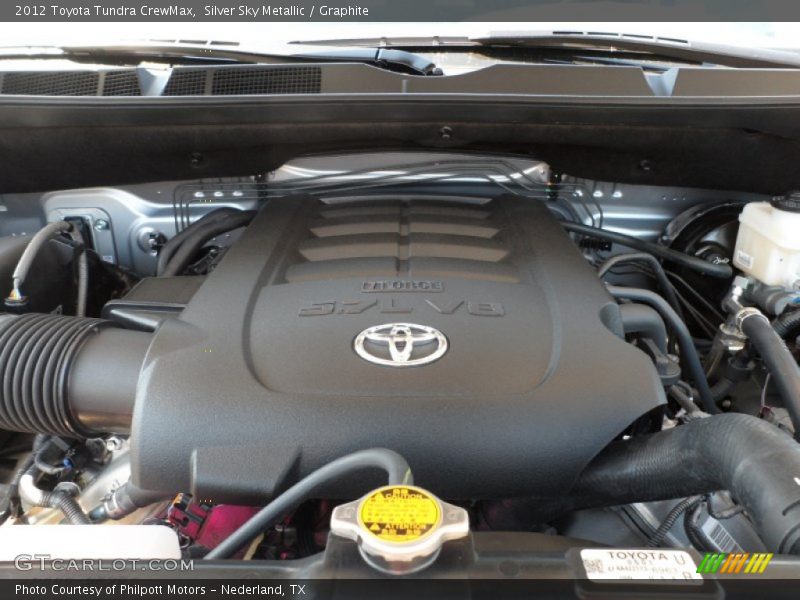 Silver Sky Metallic / Graphite 2012 Toyota Tundra CrewMax