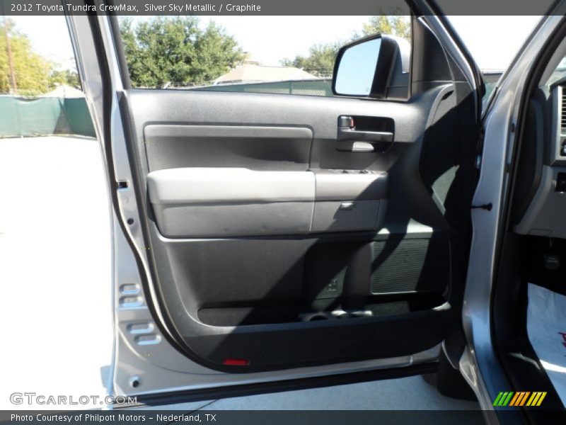 Silver Sky Metallic / Graphite 2012 Toyota Tundra CrewMax