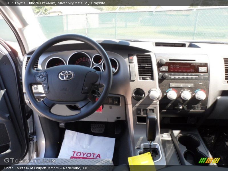 Silver Sky Metallic / Graphite 2012 Toyota Tundra CrewMax