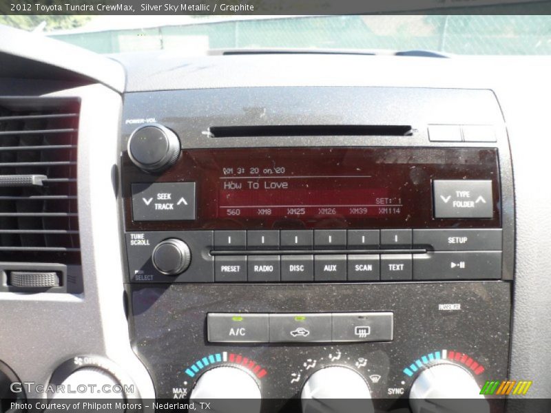 Silver Sky Metallic / Graphite 2012 Toyota Tundra CrewMax