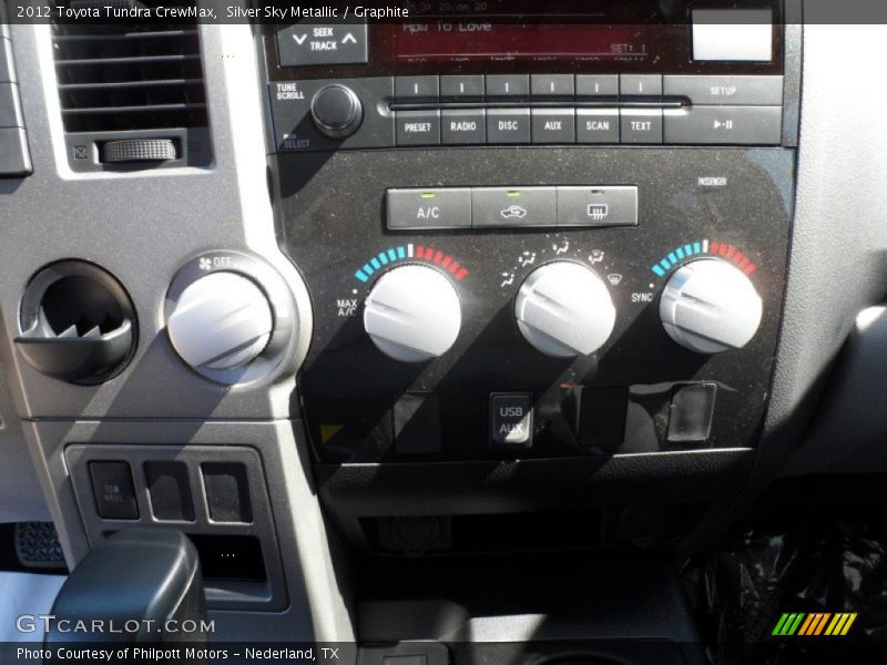 Silver Sky Metallic / Graphite 2012 Toyota Tundra CrewMax
