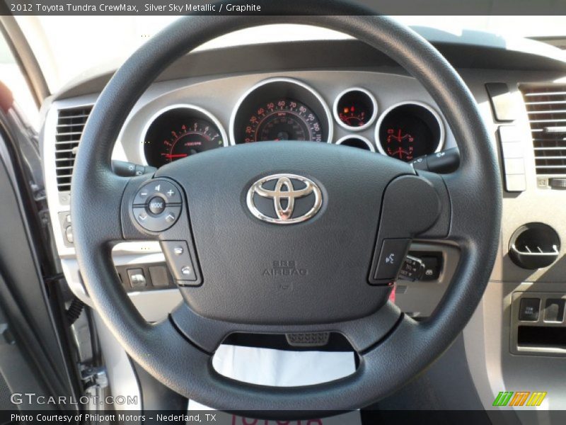 Silver Sky Metallic / Graphite 2012 Toyota Tundra CrewMax