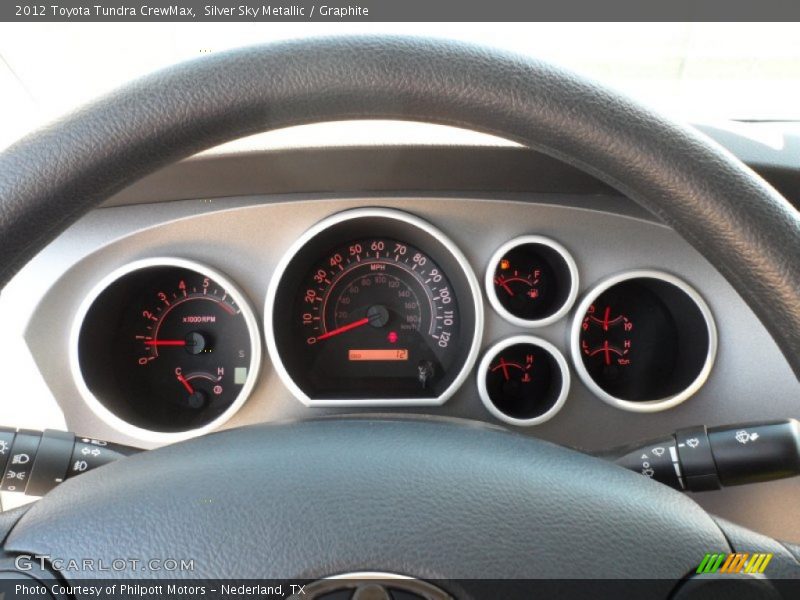 Silver Sky Metallic / Graphite 2012 Toyota Tundra CrewMax