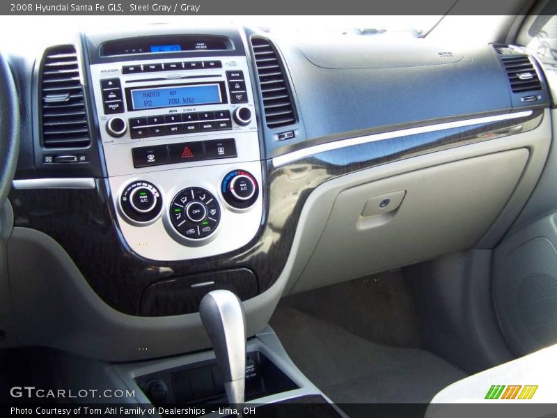 Steel Gray / Gray 2008 Hyundai Santa Fe GLS