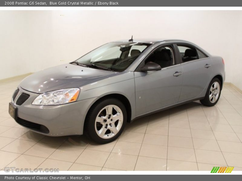 Blue Gold Crystal Metallic / Ebony Black 2008 Pontiac G6 Sedan