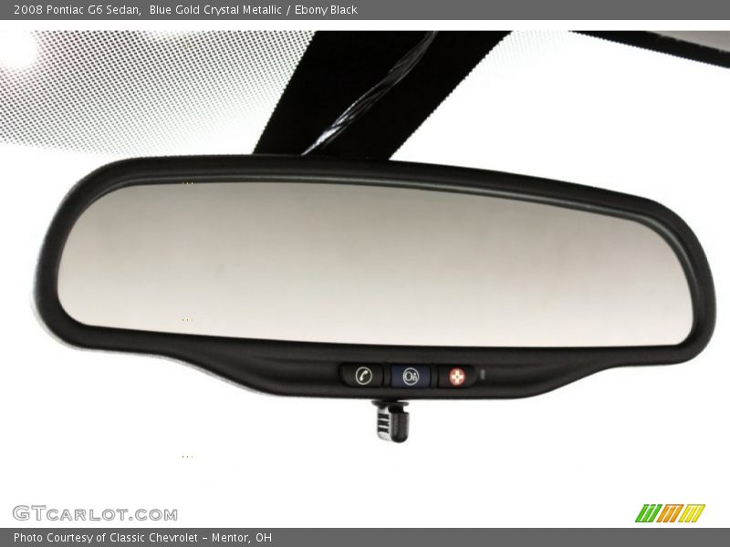 Blue Gold Crystal Metallic / Ebony Black 2008 Pontiac G6 Sedan