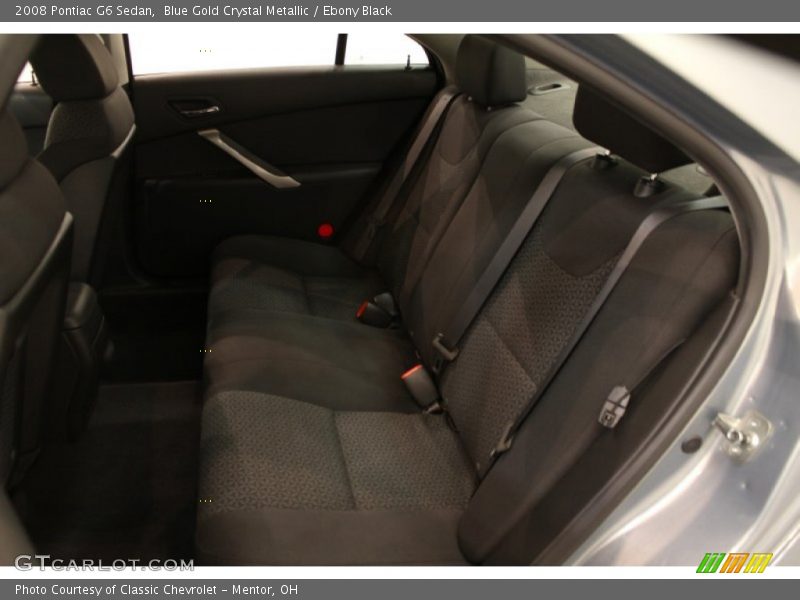 Blue Gold Crystal Metallic / Ebony Black 2008 Pontiac G6 Sedan