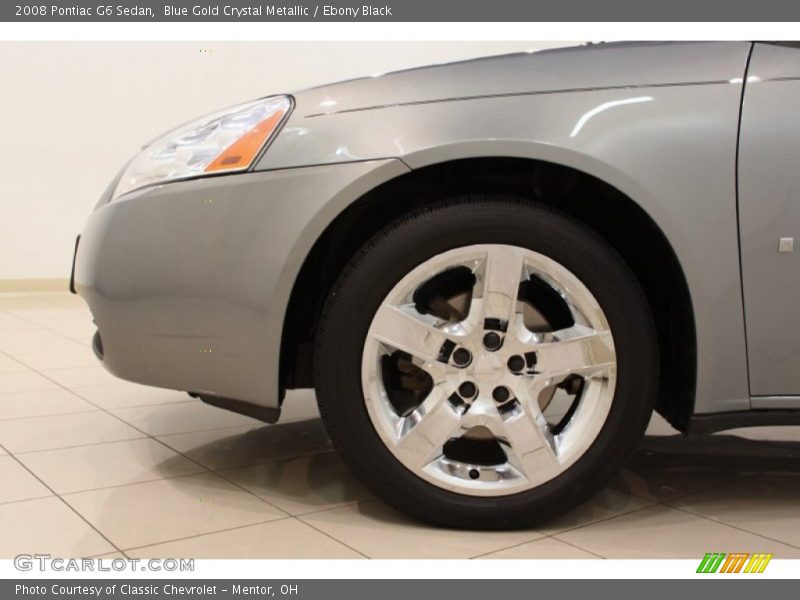 Blue Gold Crystal Metallic / Ebony Black 2008 Pontiac G6 Sedan