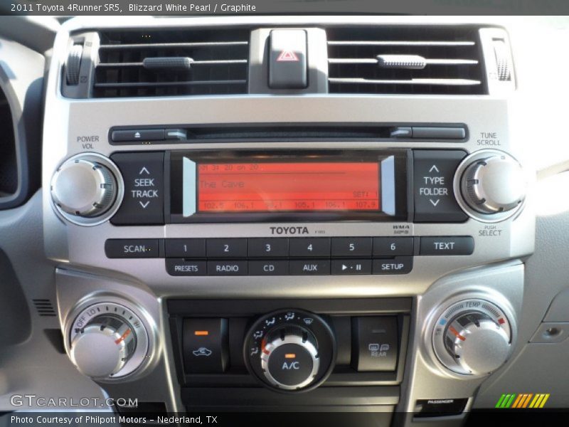 Blizzard White Pearl / Graphite 2011 Toyota 4Runner SR5