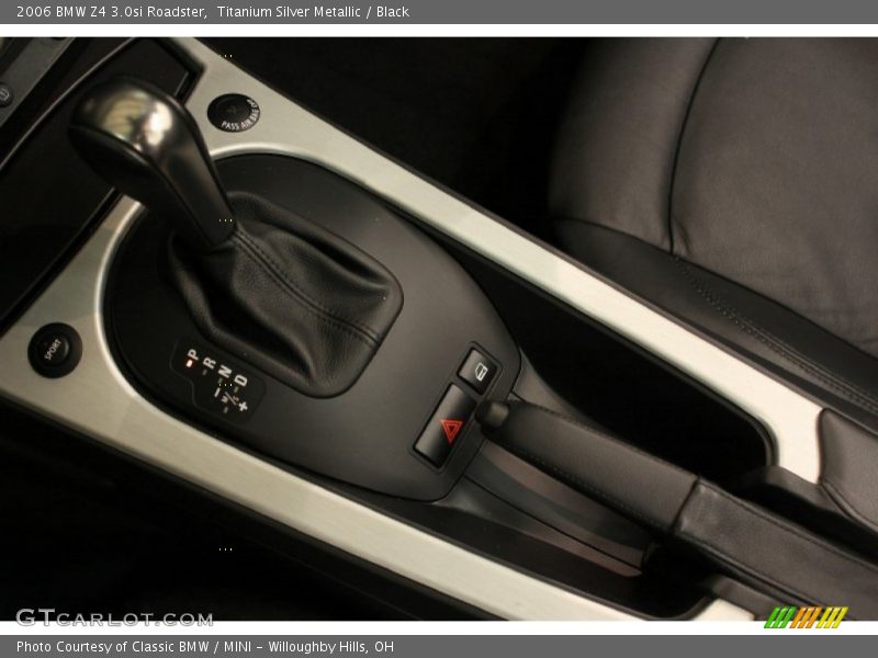 Titanium Silver Metallic / Black 2006 BMW Z4 3.0si Roadster