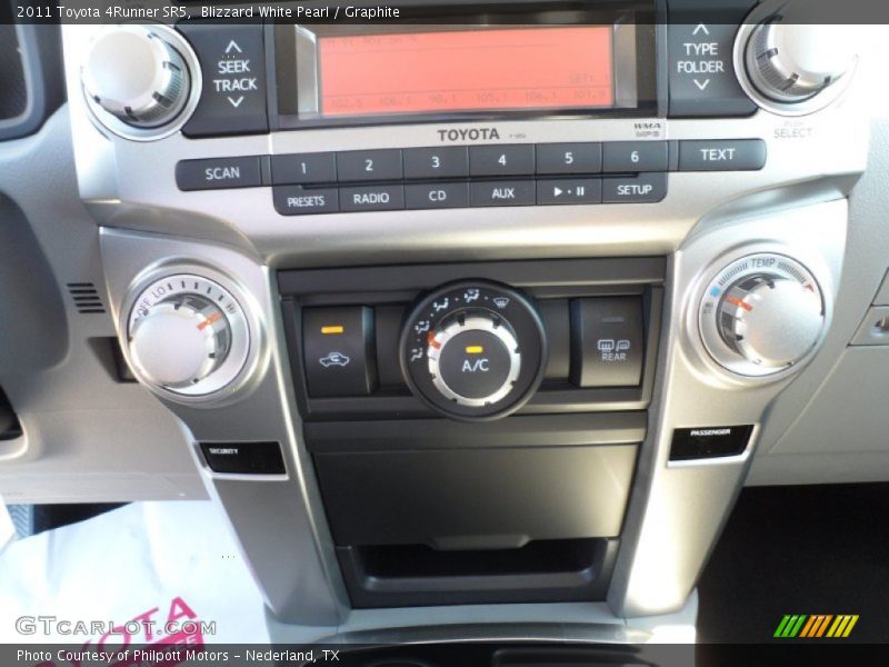 Blizzard White Pearl / Graphite 2011 Toyota 4Runner SR5