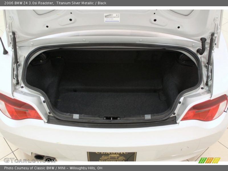 Titanium Silver Metallic / Black 2006 BMW Z4 3.0si Roadster