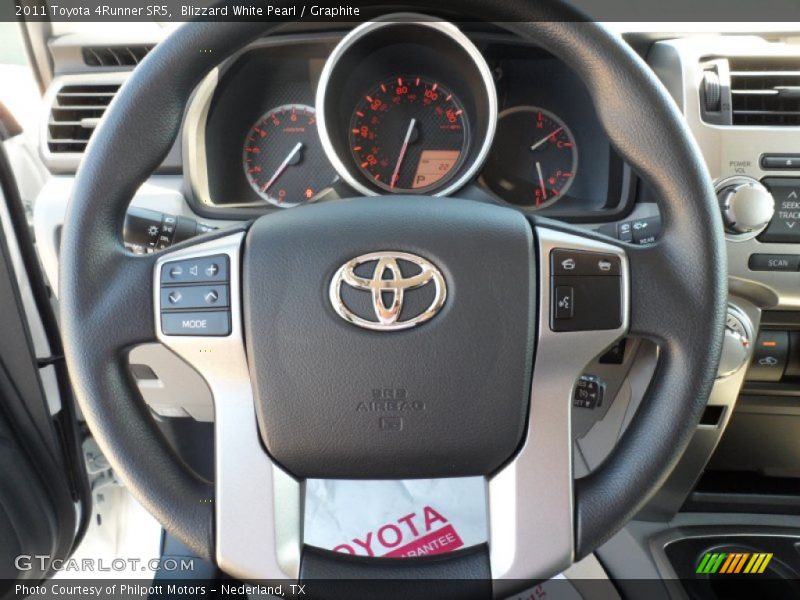 Blizzard White Pearl / Graphite 2011 Toyota 4Runner SR5