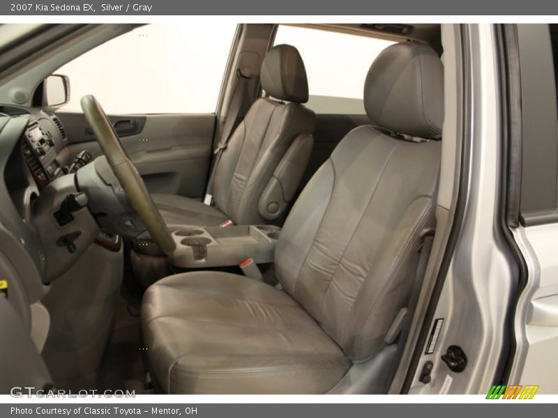 Silver / Gray 2007 Kia Sedona EX