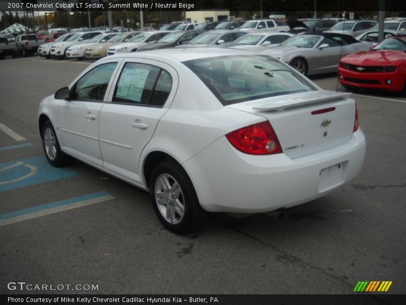 Summit White / Neutral Beige 2007 Chevrolet Cobalt LT Sedan