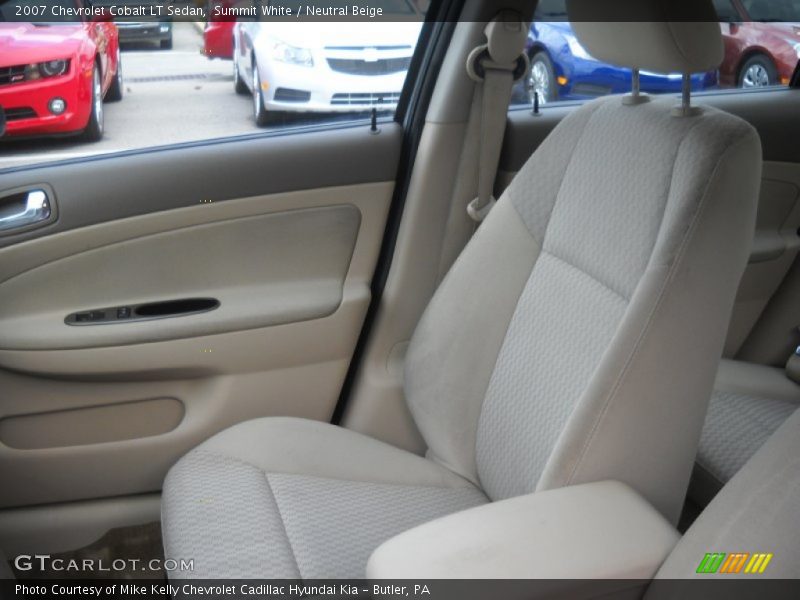 Summit White / Neutral Beige 2007 Chevrolet Cobalt LT Sedan