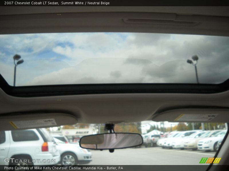 Summit White / Neutral Beige 2007 Chevrolet Cobalt LT Sedan