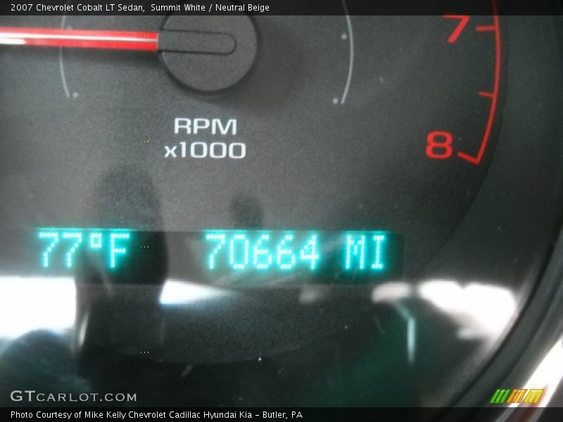 Summit White / Neutral Beige 2007 Chevrolet Cobalt LT Sedan