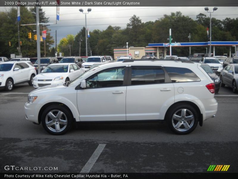 Stone White / Dark Slate Gray/Light Graystone 2009 Dodge Journey R/T AWD