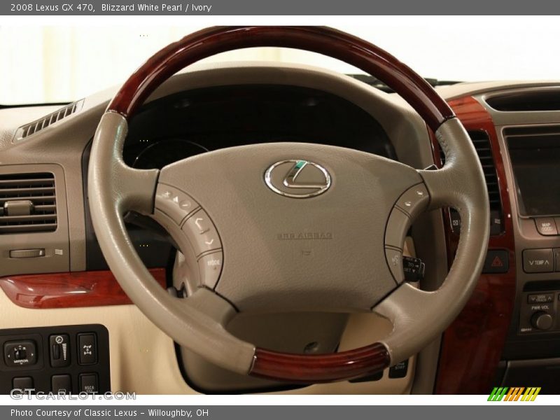 Blizzard White Pearl / Ivory 2008 Lexus GX 470