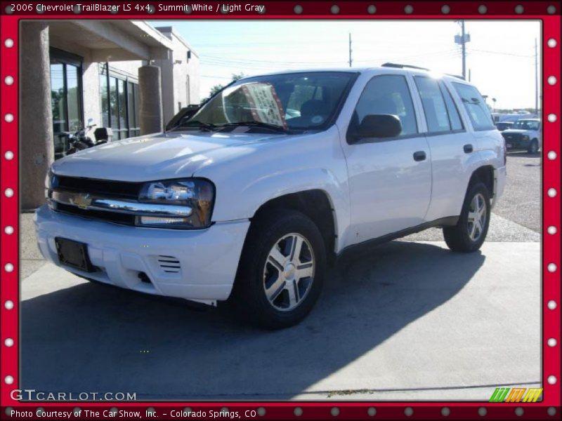 Summit White / Light Gray 2006 Chevrolet TrailBlazer LS 4x4