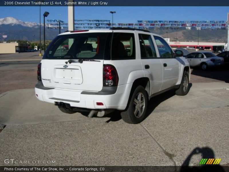 Summit White / Light Gray 2006 Chevrolet TrailBlazer LS 4x4