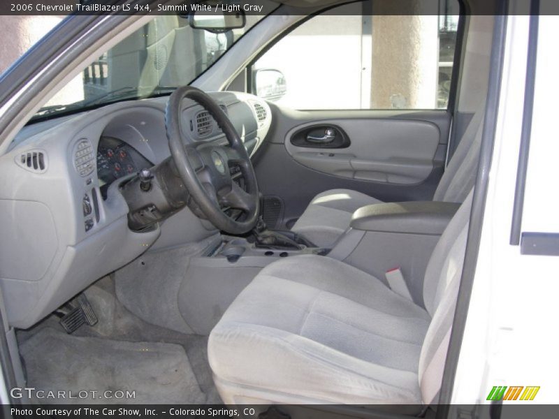 Summit White / Light Gray 2006 Chevrolet TrailBlazer LS 4x4