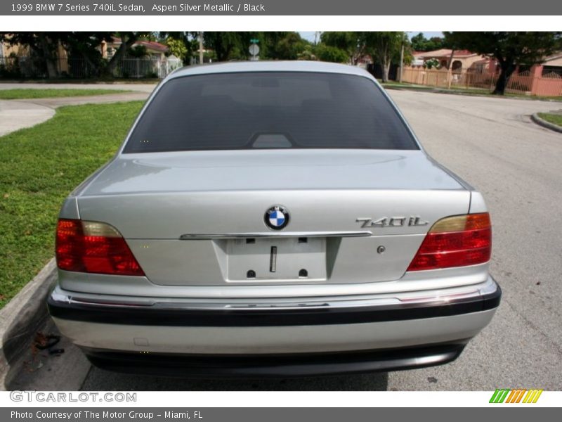 Aspen Silver Metallic / Black 1999 BMW 7 Series 740iL Sedan