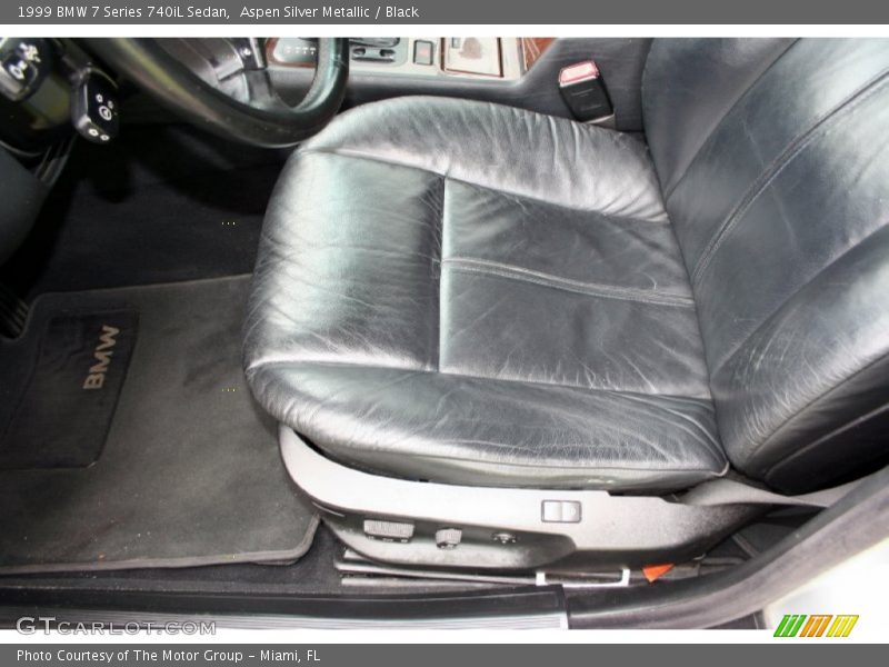 Aspen Silver Metallic / Black 1999 BMW 7 Series 740iL Sedan