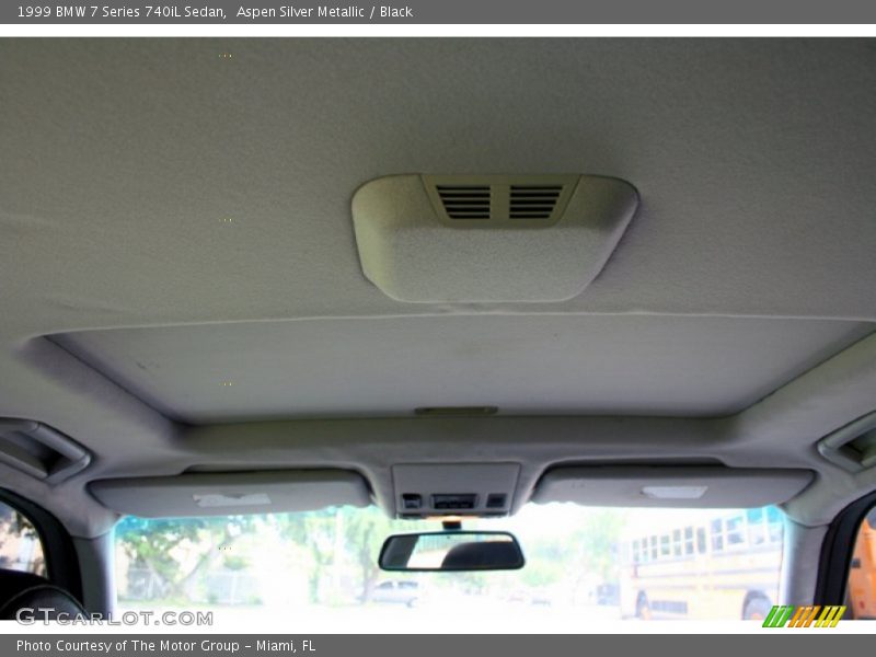 Aspen Silver Metallic / Black 1999 BMW 7 Series 740iL Sedan