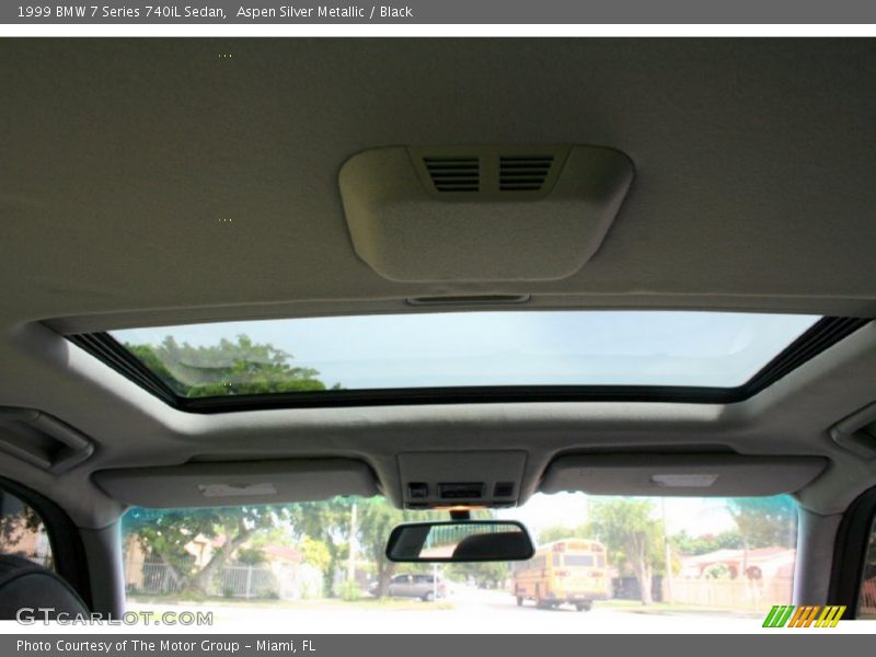 Aspen Silver Metallic / Black 1999 BMW 7 Series 740iL Sedan