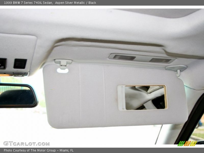 Aspen Silver Metallic / Black 1999 BMW 7 Series 740iL Sedan