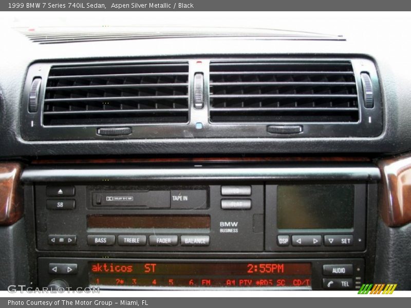 Aspen Silver Metallic / Black 1999 BMW 7 Series 740iL Sedan