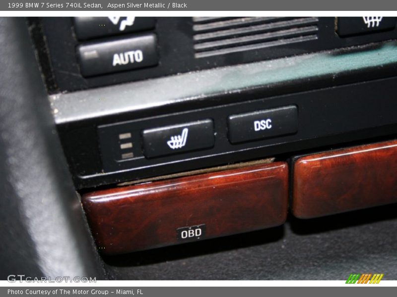 Aspen Silver Metallic / Black 1999 BMW 7 Series 740iL Sedan