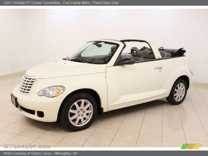 Cool Vanilla White / Pastel Slate Gray 2007 Chrysler PT Cruiser Convertible