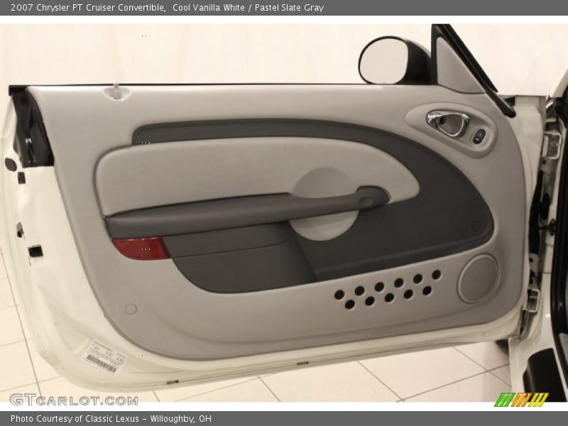 Cool Vanilla White / Pastel Slate Gray 2007 Chrysler PT Cruiser Convertible