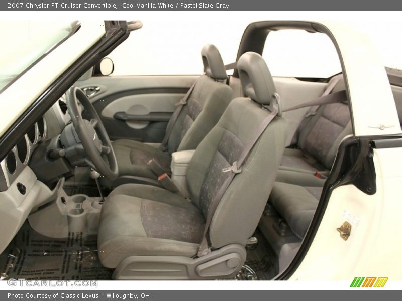 Cool Vanilla White / Pastel Slate Gray 2007 Chrysler PT Cruiser Convertible