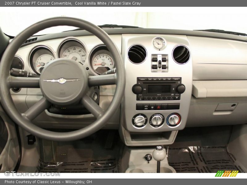 Cool Vanilla White / Pastel Slate Gray 2007 Chrysler PT Cruiser Convertible