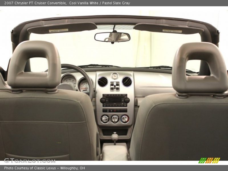 Cool Vanilla White / Pastel Slate Gray 2007 Chrysler PT Cruiser Convertible