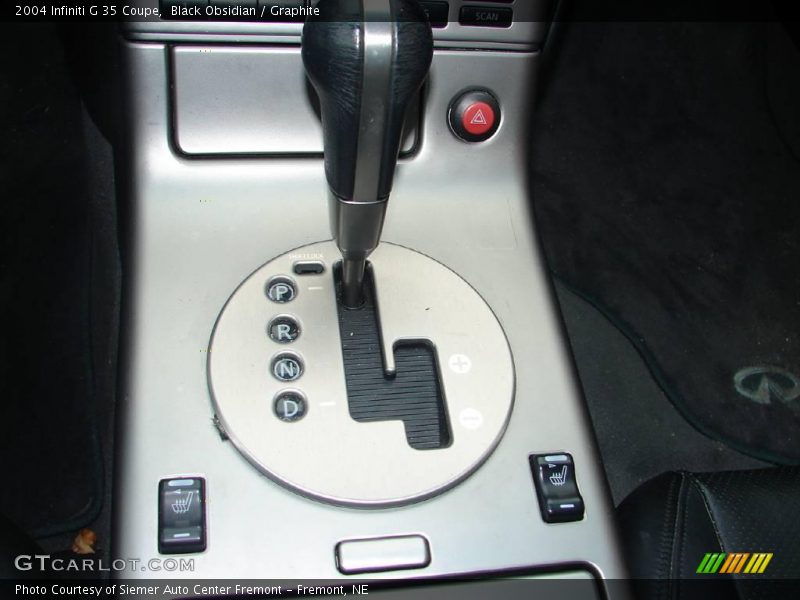 Black Obsidian / Graphite 2004 Infiniti G 35 Coupe
